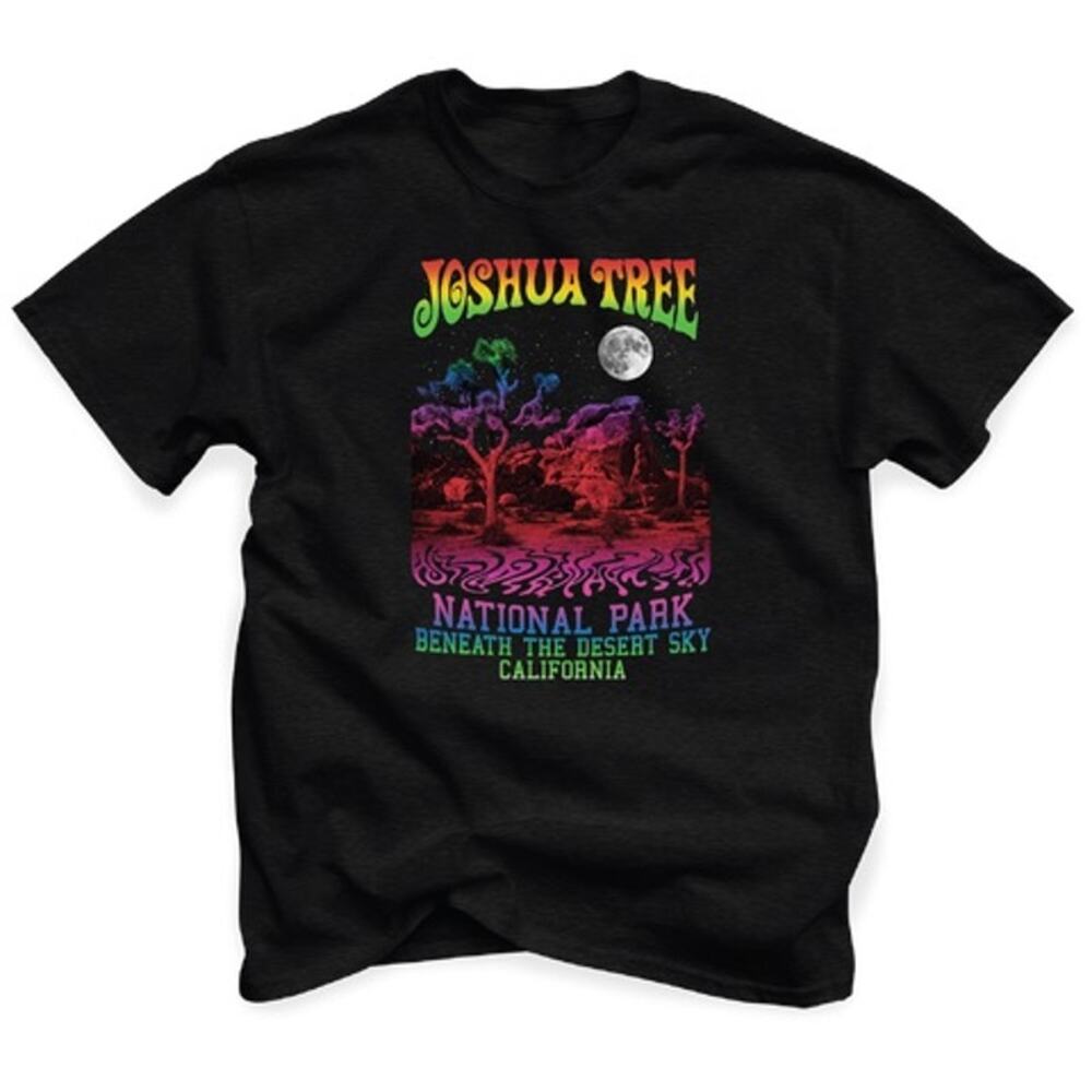 Joshua Tree National Park "Beneath the Desert Sky" T-Shirt - Black, Size Medium